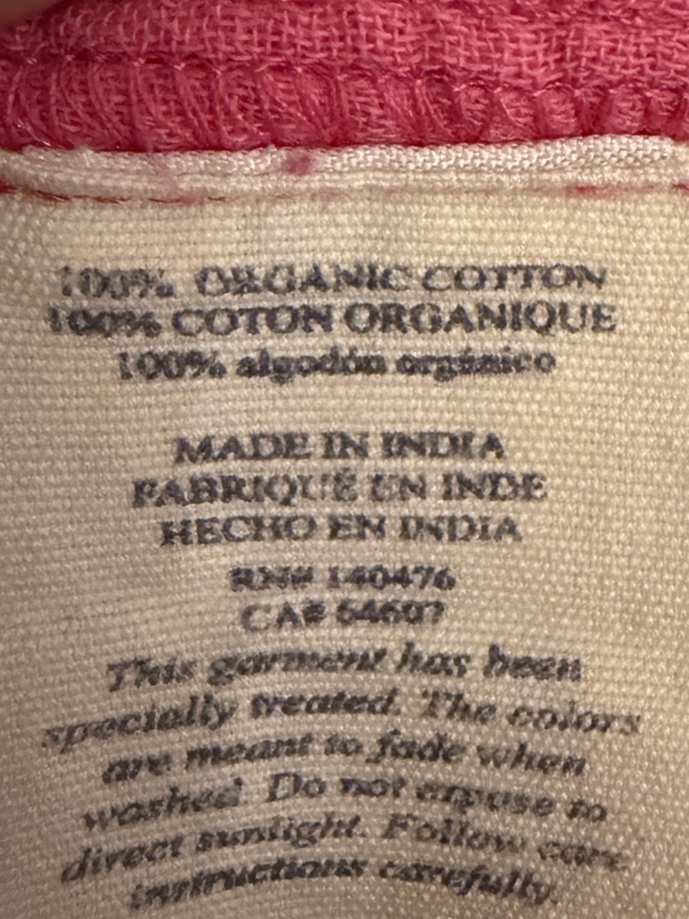 Faherty Pink Short-Sleeve Button Top - Picture 5 of 9